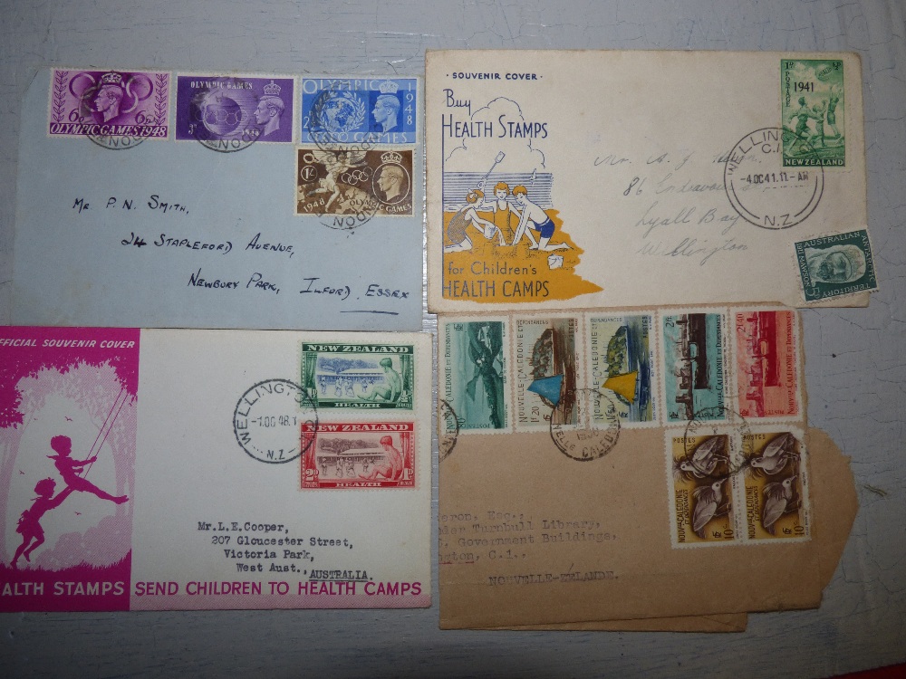 Interesting Whole World collection 1841-1950 incl. good 1d black & 2d blue FDC's 1940's New Zealand, - Image 4 of 10