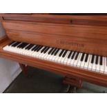 L. Bechstein' satinwood Grand piano No. 41528, circa. 1910. Vendor has given us the following