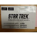 'Star Trek' Action Figures: Kirk, Spock & McCoy, Wave One FSC 399111, in original box