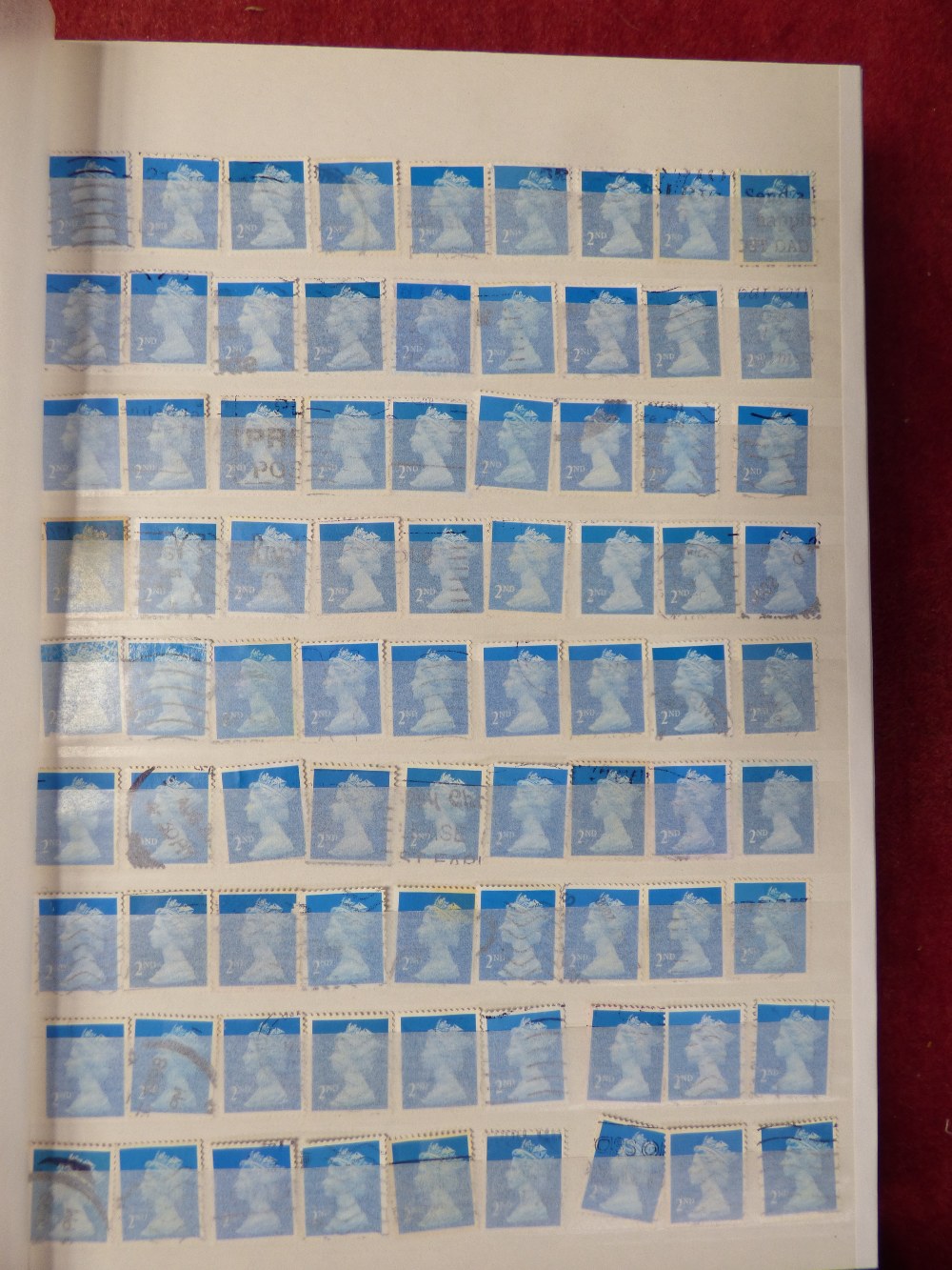 10 stockbooks (4 empty) containing a qty of GB & world stamps (a box) - Image 2 of 3