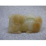 Chinese jade carving of a dragon 7.5cm x 4 x 2.5 cm