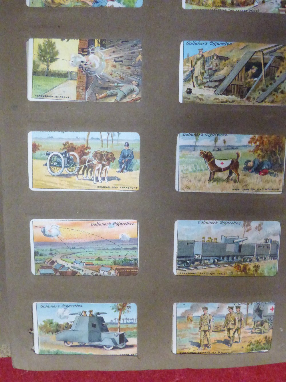 Collection of WW1 cigarette cards, silk cigarette cards, Railway metal badges, unused 1950/60's - Image 4 of 5