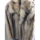 Ladies good quality silver fox jacket