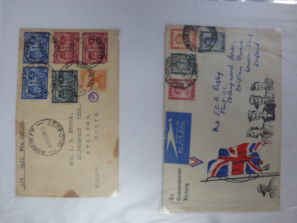 6 albums of FDC, mainly GB (u) 1948 onwards interesting cancellations, comms, definitives and - Image 8 of 13