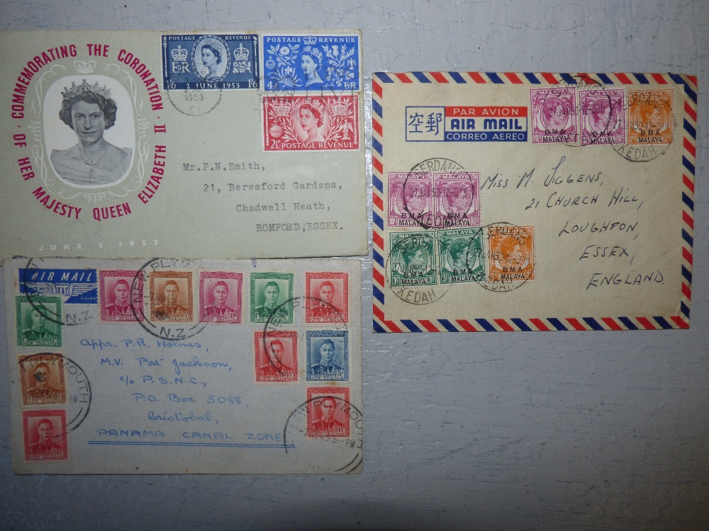 Interesting Whole World collection 1841-1950 incl. good 1d black & 2d blue FDC's 1940's New Zealand, - Image 5 of 10