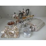 Qty of various silver plate