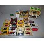 Qty of various model cars by Burago, Lledo & Days Gone etc.