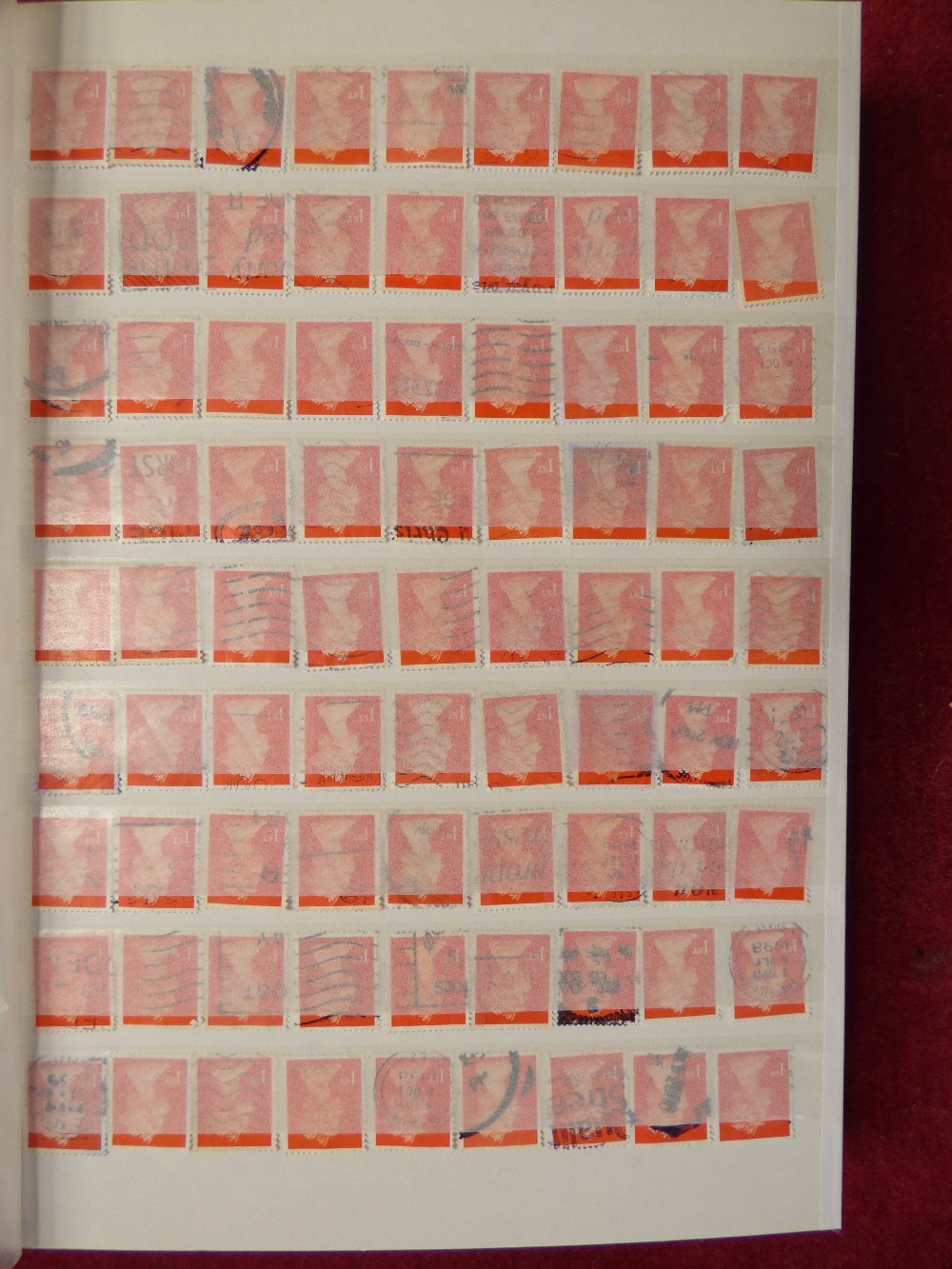 10 stockbooks (4 empty) containing a qty of GB & world stamps (a box) - Image 3 of 3