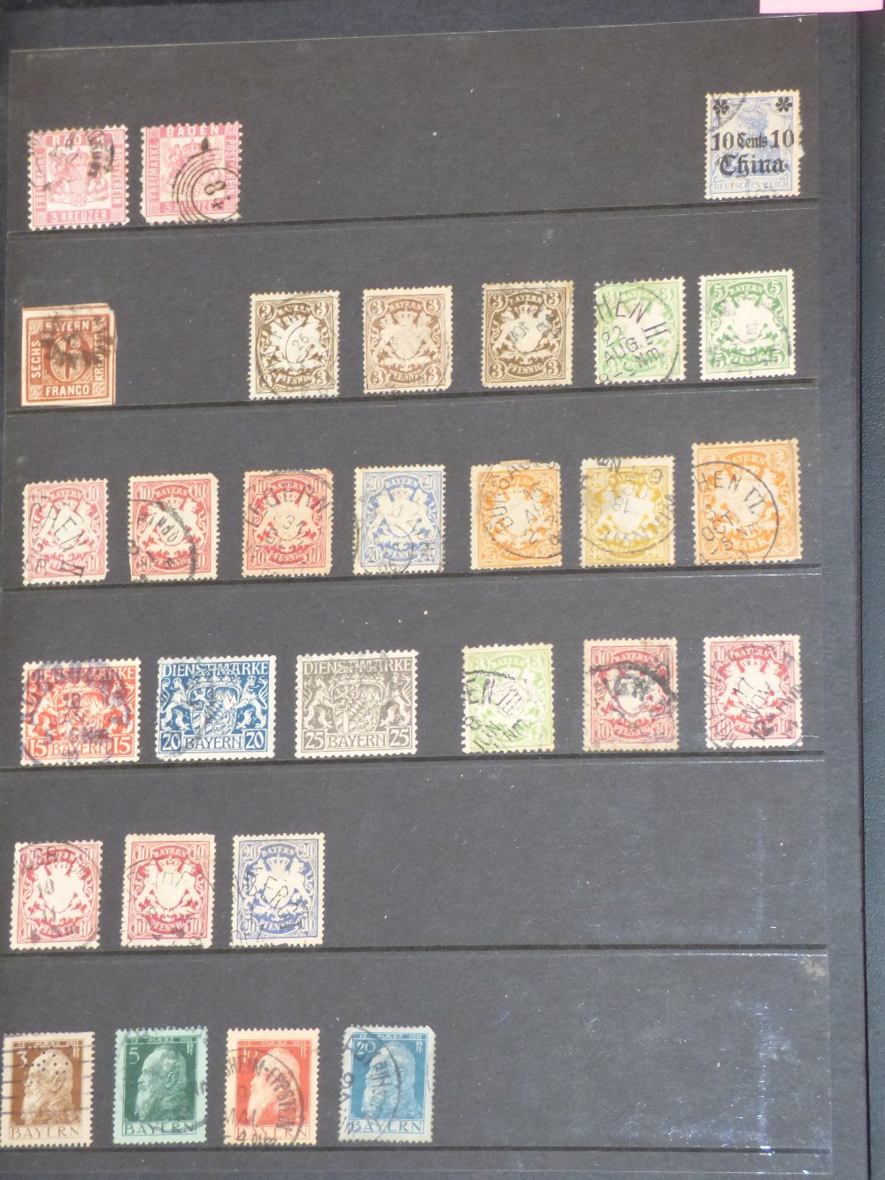 Folder containing a collection of stamps from the German Empire, mint & used from early issues & - Image 5 of 5