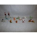 Large qty of china and glass animals & figures