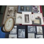Large qty of framed, loose & albumed photographs dating from 1870-1920