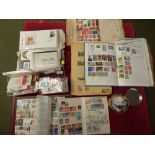 School child's collection & FDC's, presentation packs & booklets