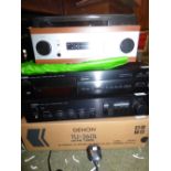 Yamaha Natural Sound Stereo cassette deck KX-380 with CD player, National ? speakers, stereo