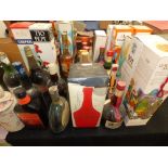 Large qty of various spirits incl. Cointreau, Ricard Campari, Negrita Licor Beirao etc., some in