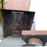 Edwardian cast iron fire surround (scratches/patches of rust)