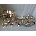 Qty of various silver plate (scratches/marks)