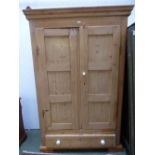 Large pine wardrobe