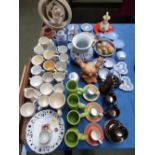 Qty of various Wedgwood & commemorative jugs & china