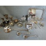 Qty of various silver plate