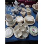 Qty of various china (general scratches/marks)