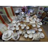 Large qty of various china & glass etc. (general scratches/marks)