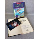 Signed (personalised) first edition of 'Harry Potter and the Chamber of Secrets' by J. K. Rowling