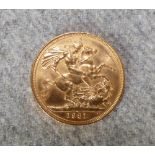 1981 Sovereign, 8g gross