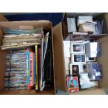 Film and Football 'Trading Cards', 80+ box sets, postcards & poster; 'The Lone Ranger Magazine' &