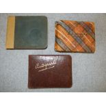 3 autograph books with poems and illustrations, 1917-1941