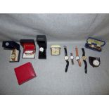 Qty of various gentlemen's watches & pocket watches (some surface marks/dents)