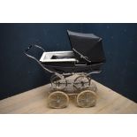 Blue 'Silver Cross' pram