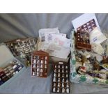 Large quantity of various thimbles & bells, a lifetime collection, and includes various themes and