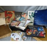 General collection of stamps including 7 Royal Mail Albums 1987-93 + Millennium Album. 2 stamp