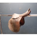 Good quality leather polo saddle