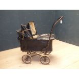 Child's vintage toy pram