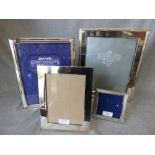 Silver plated photo frames