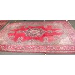 Persian crimson ground carpet 280 x 390 cm