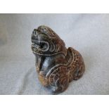 Chinese soap stone figure of a dragon