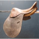 Good quality leather polo saddle
