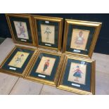 Set of 6 'Limited Edition' colour prints "Bolshoi Ballet, The Nutcracker", framed & glazed, 20 x