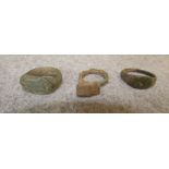 3 antique rings