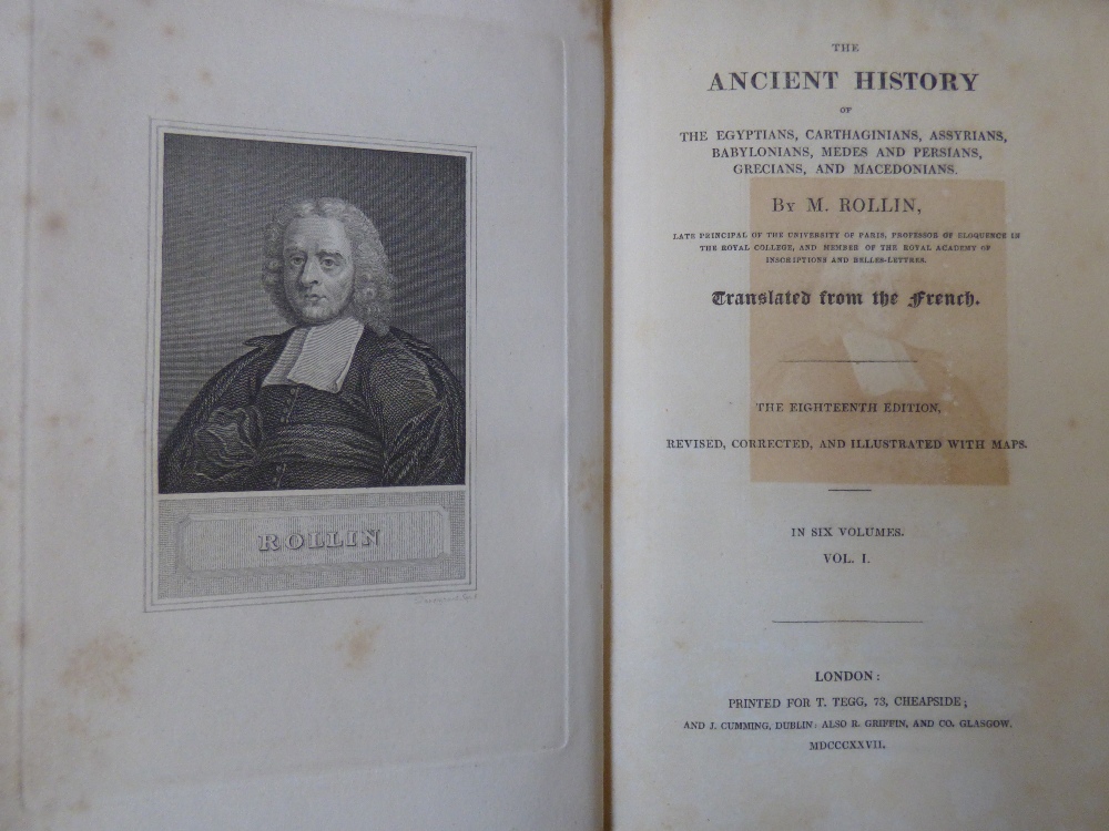 Qty of books incl. 6 vol. 1770 'Works of Alexander Pope', 7 vol. of 'Work by Henry Hallam 1840/ - Image 8 of 9