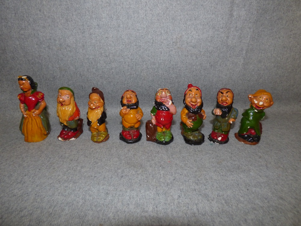 5 Robinson Golliwog Jazz players, Snow White & 7 dwarfs (damaged) - Image 3 of 4