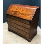 George III mahogany bureau