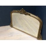 Gilt over mantle mirror, 115x78cm