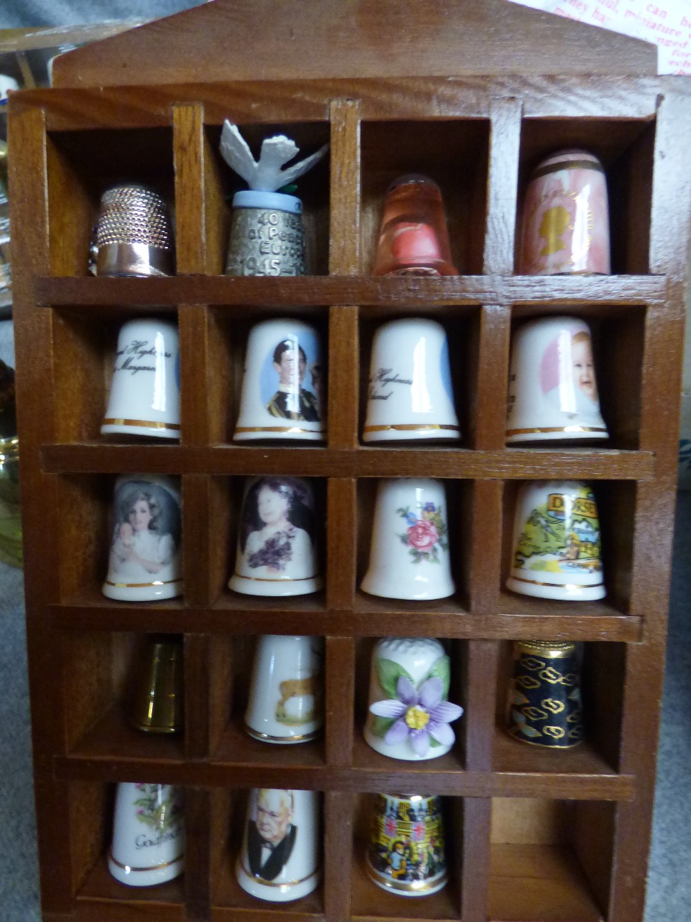 Large quantity of various thimbles & bells, a lifetime collection, and includes various themes and - Image 3 of 5