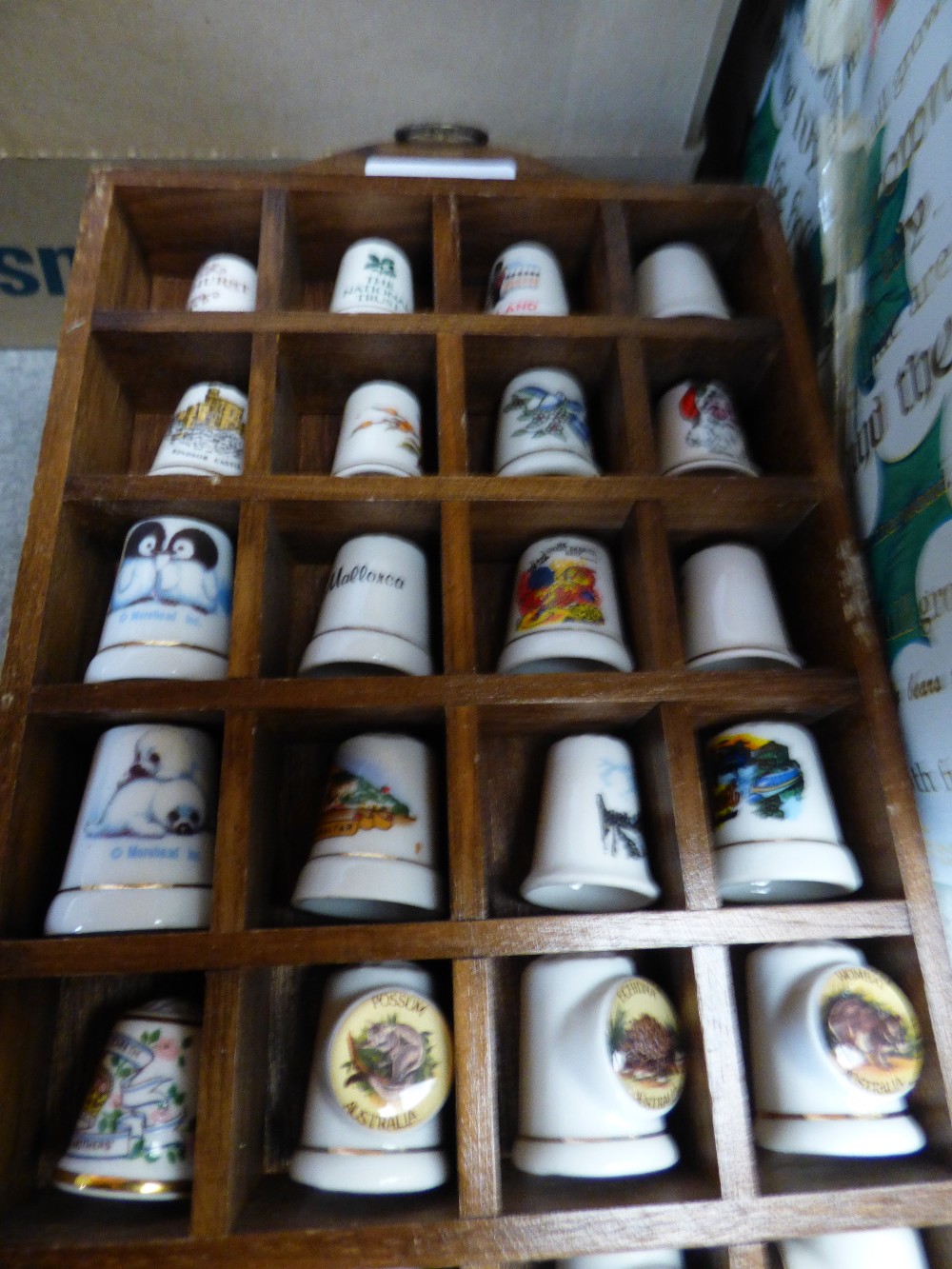 Large quantity of various thimbles & bells, a lifetime collection, and includes various themes and - Image 4 of 5