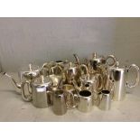 Qty of Walker and Hall silver plated hotelware