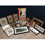 Qty of prints & pictures, including 'Cecil Aldin' etc.