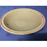 Chinese Long Quan bowl, 35cm dia. Please check condition before bidding